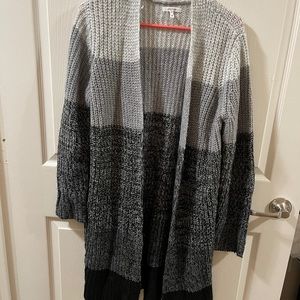 Sweater gray and black